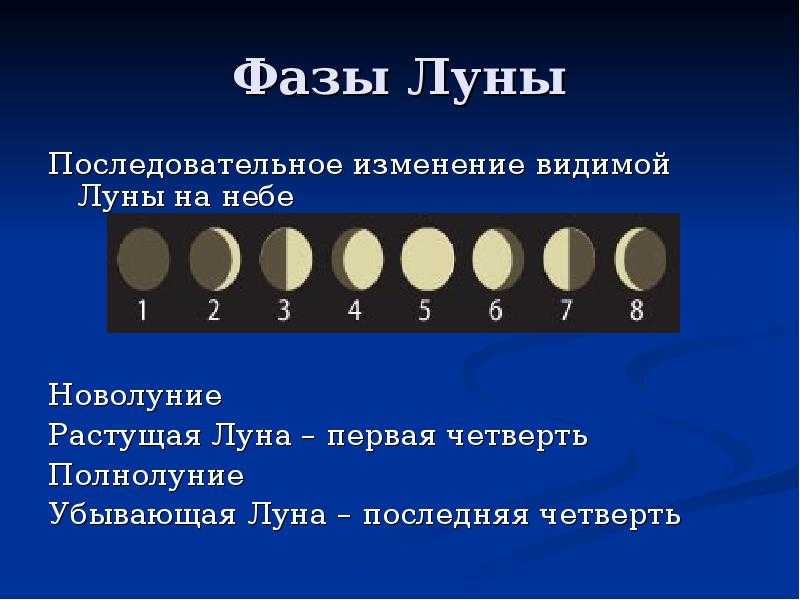Характеристики и курьезы фаз луны | сетевая метеорология