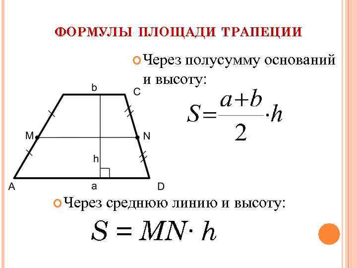 Равнобедренная трапеция - определение, свойства и признаки
