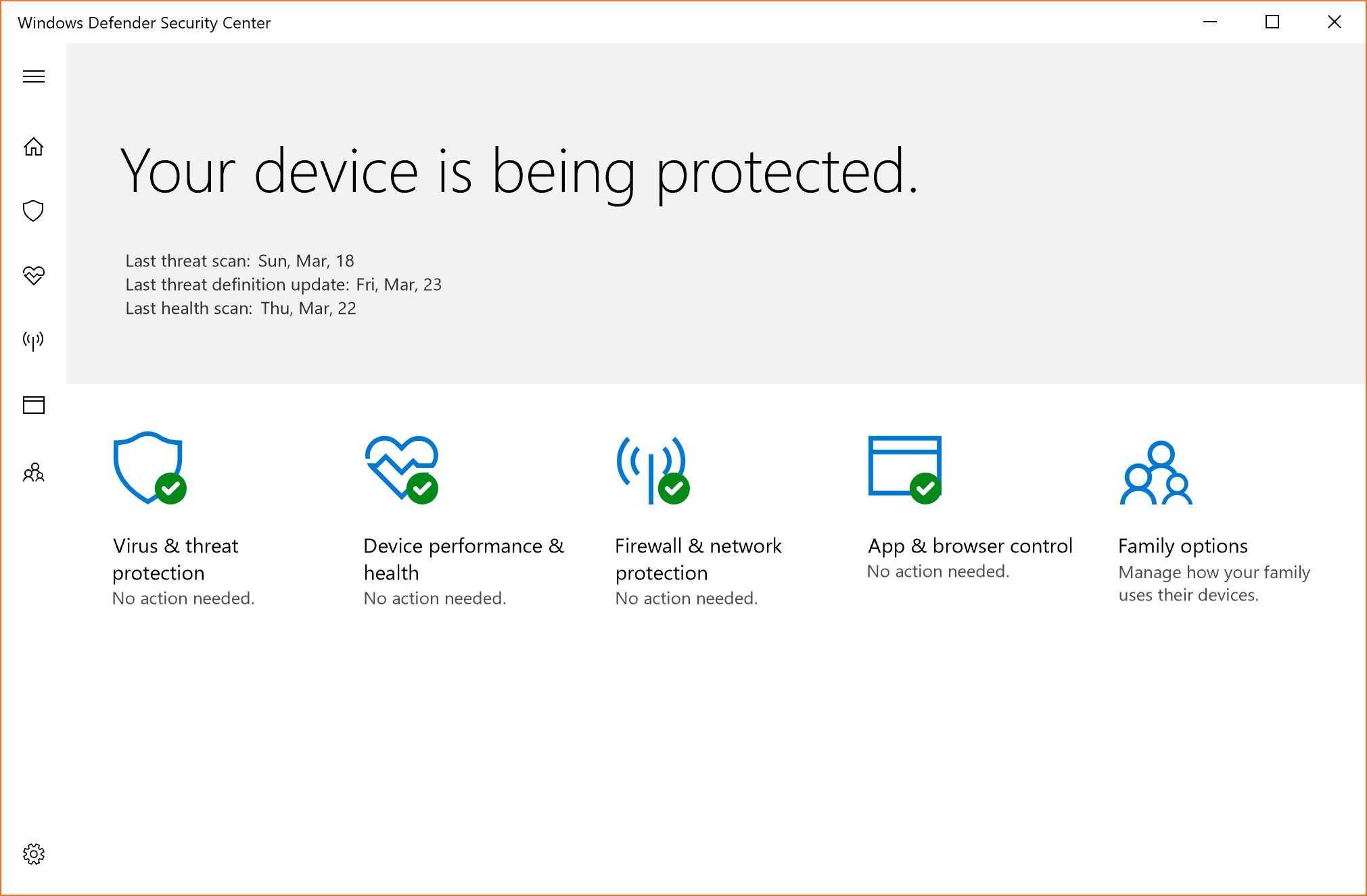 Центр безопасности защитника windows: что это такое и как его использовать