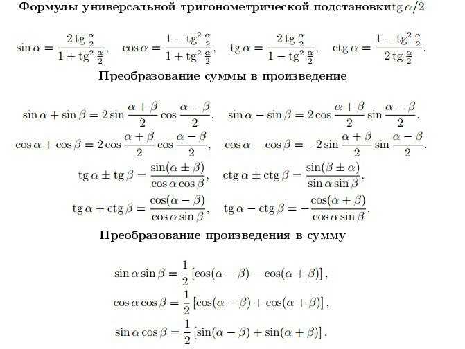 Тригонометрия, тригонометрические функции, синус, косинус, тангенс, котангенс