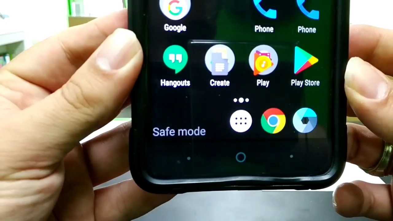Включение и выход из безопасного режима на android