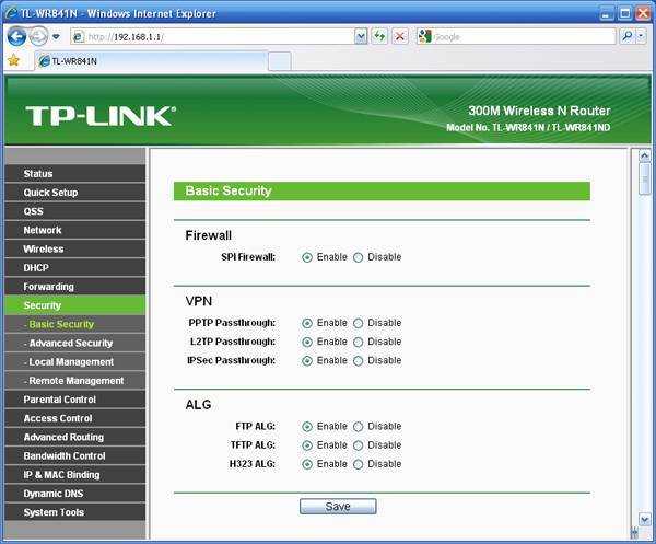 Настройка роутера tp-link (на примере tl-wr841n(d))