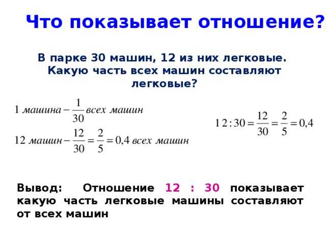 Что такое отношение двух чисел в математике: понятие, примеры и применение