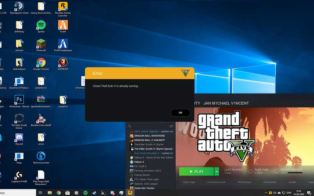 Как исправить ошибку "another instance is already running" в euro truck simulator 2