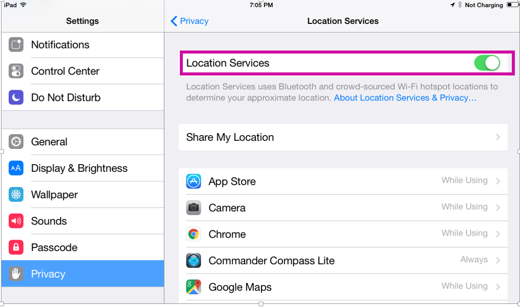Постоянно выскакивает location services android как удалить