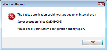 Как исправить internal error 0x06 system error