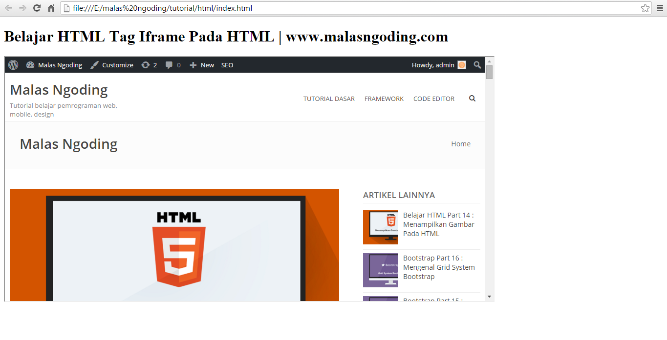 Html  tag
