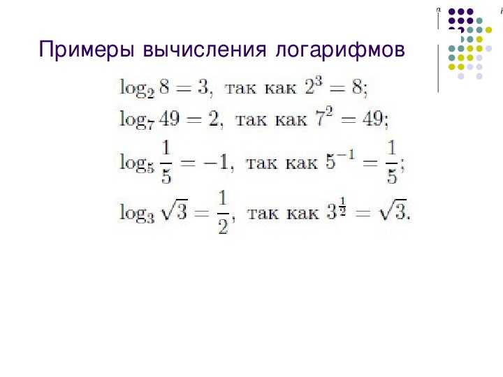 Натуральный логарифм: определение, вычисление, свойства