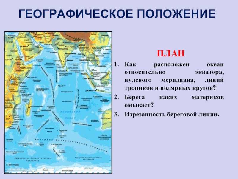 Карта мировых океанов: сколько в их составе морей, сравнение по размерам, глубине, солености и расположению, проблемы экологии