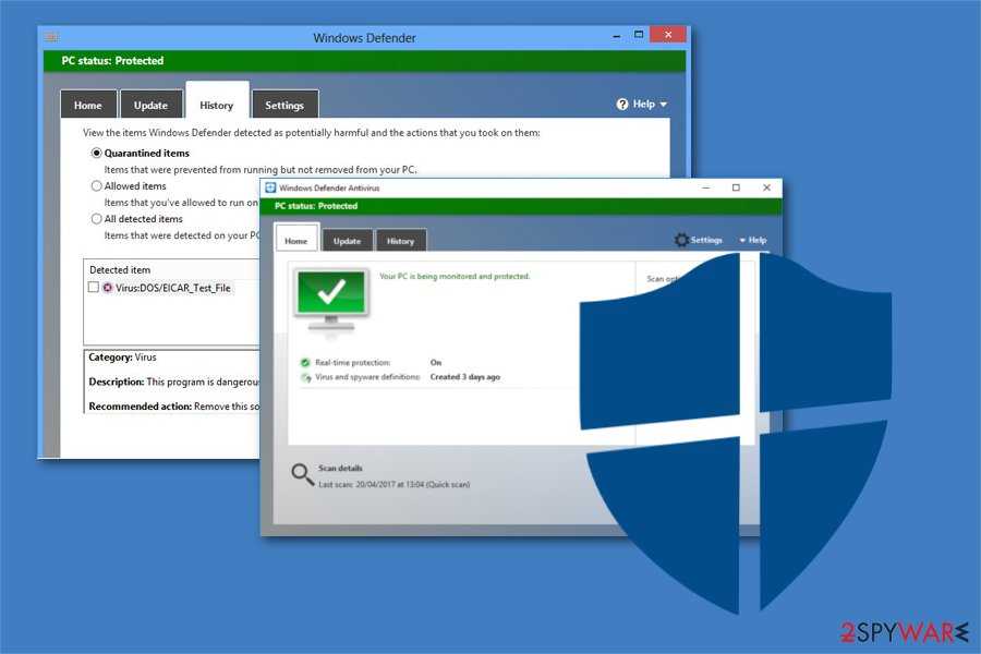 Как включить windows defender? отключение windows defender