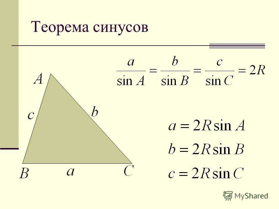 Опорный конспект 3. теорема синусов. теорема косинусов - всеконспекты