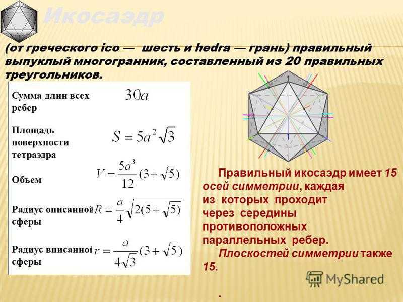 Объем многогранника и площадь: как найти, формулы, примеры