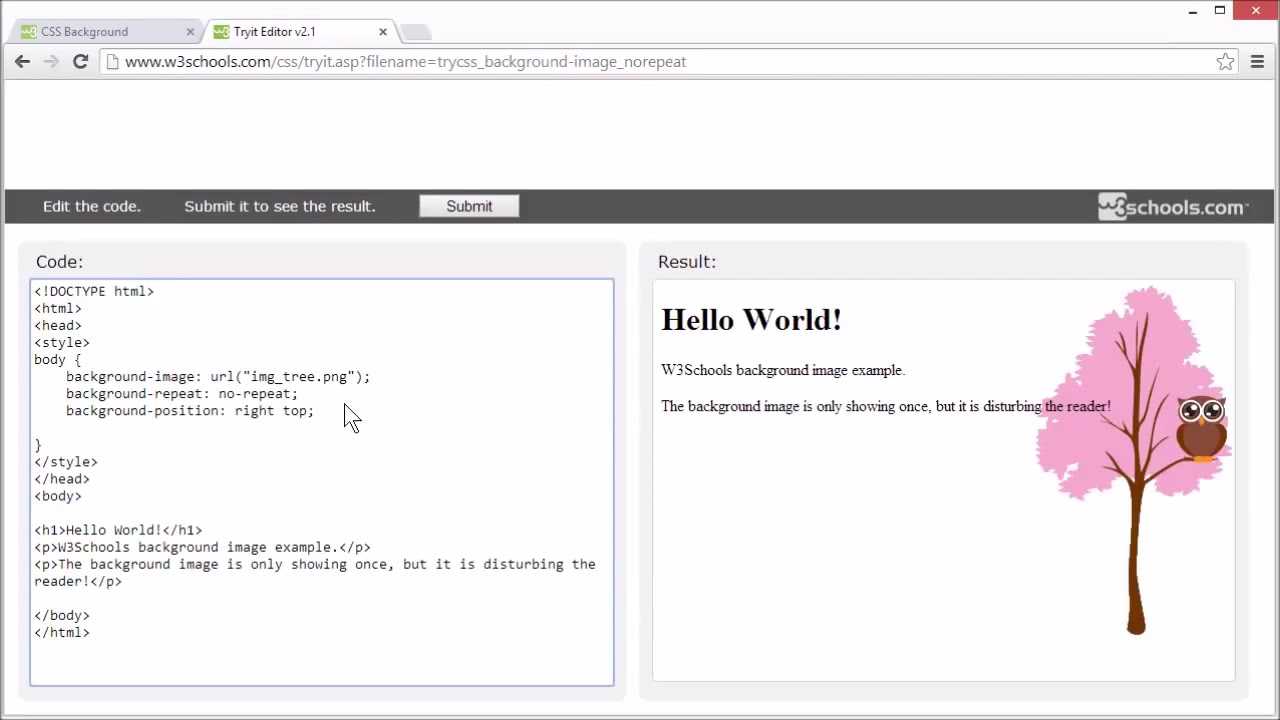 Урок 11. фон сайта с помощью css. свойство background
