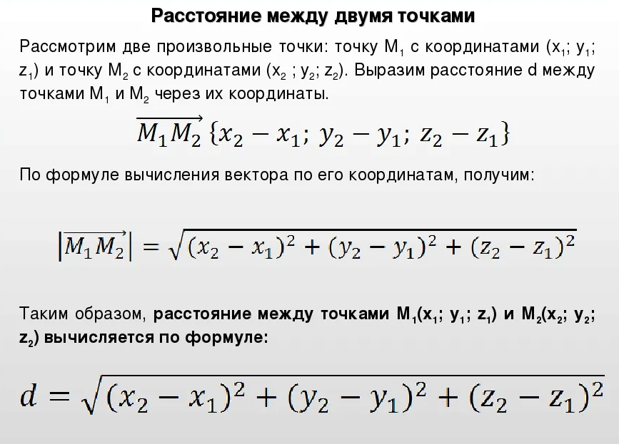 Система координат в математике с примерами решения и образцами выполнения