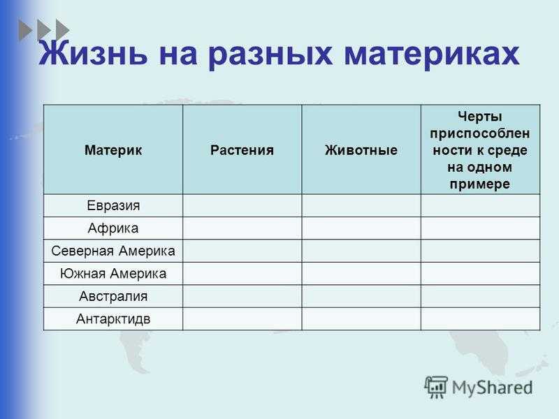 Сколько всего континентов на земле, какие их названия и чем материк отличается от континента?