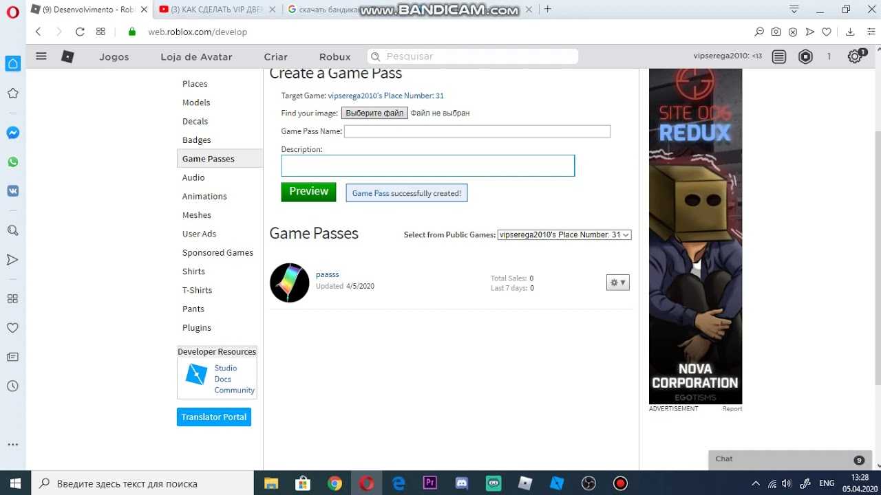 (2023) how to make a gamepass on roblox - stealthy gaming