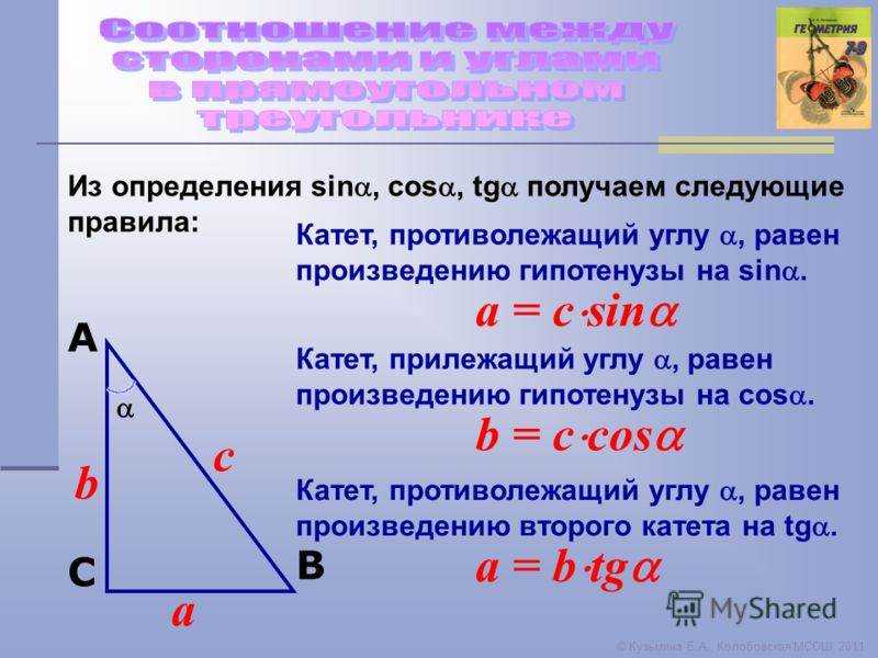 Как найти угол в прямоугольном. Как найти катет через гипотенузу и угол. Как найти гипотенузу если известен катет и угол. Как найти катет зная гипотенузу и угол. Как найти гипотенузу по катету и углу.