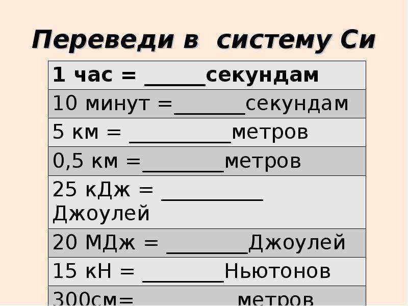 Перевести в си. Как переводить в систему си. Примеры перевода в систему си. Система си в физике как переводить.