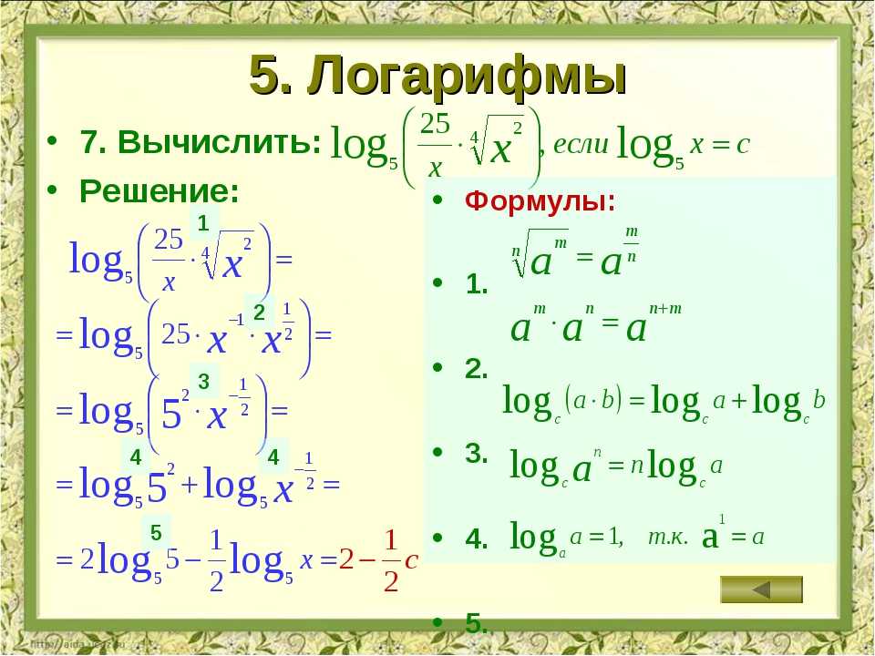 Формула решения логарифмов. Формулы для решения логарифмов. Формула расчета логарифма. Логарифмические формулы логарифмические формулы. Логарифм в степени как решать.