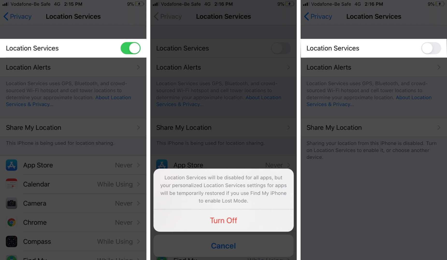Постоянно выскакивает location services android как удалить. отключаем службы android для сохранения заряда батареи модем лог как убрать
