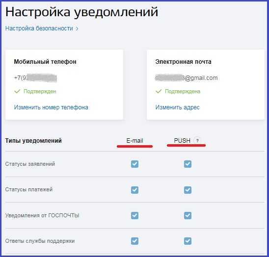 Уведомление через госуслуги: как включить, отключить, удалить, настроить. — президент россии
