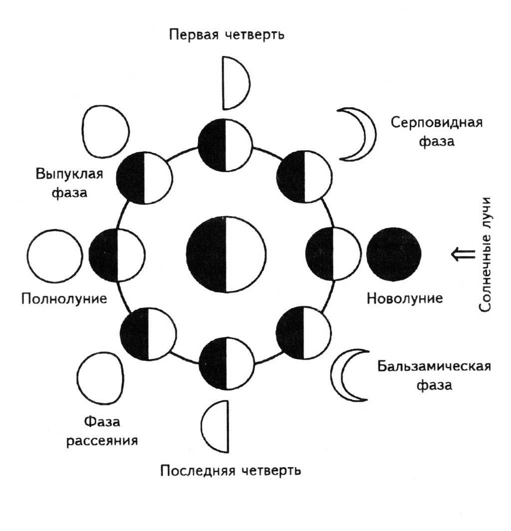 Схема расположения солнца, земли и луны: модель вращения