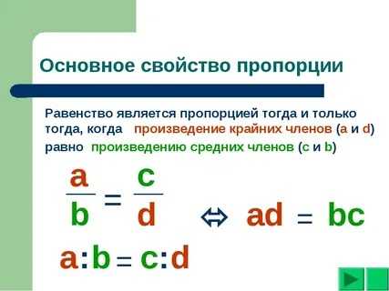 Пропорция