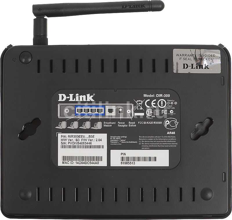 Настройка роутера d-link dir-300