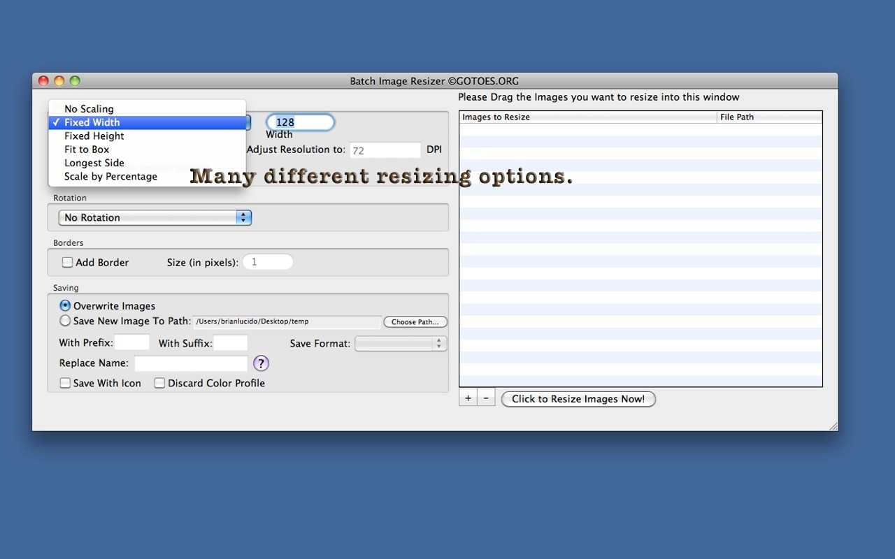 How to resize images in html