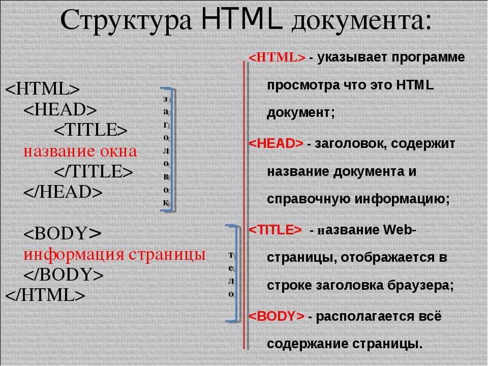 Введение в html — документация по веб-программированию 0.0.0