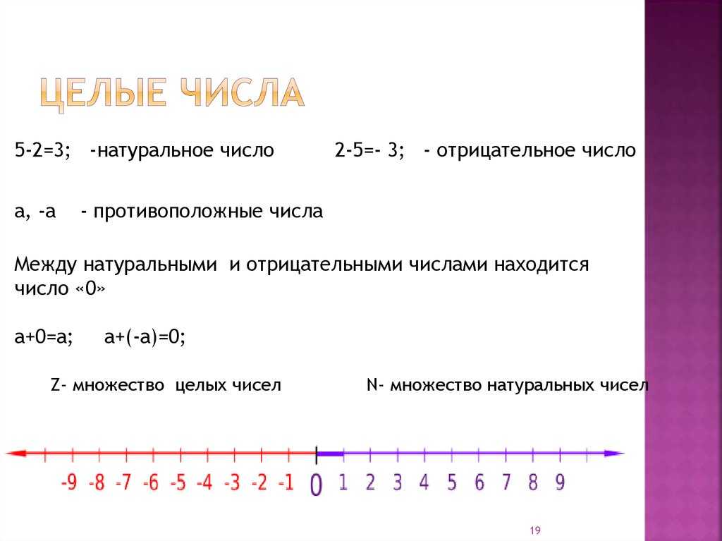 Виды чисел в математике: какие бывают