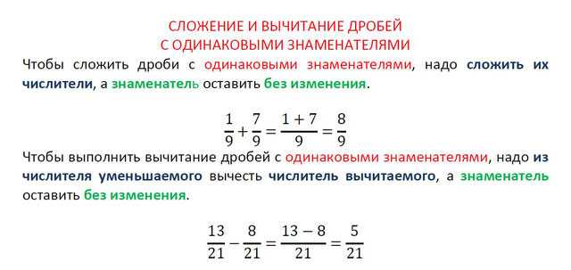 Вычитание смешанных чисел - алгоритм и примеры решения