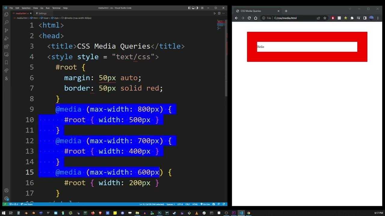 Создаём мобильную версию сайта, используя css3 медиа-запросы