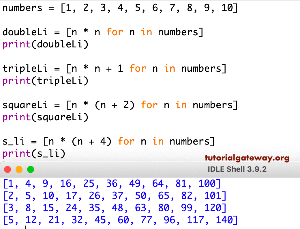 Язык python массивы и матрицы; создание списков, операции со списками