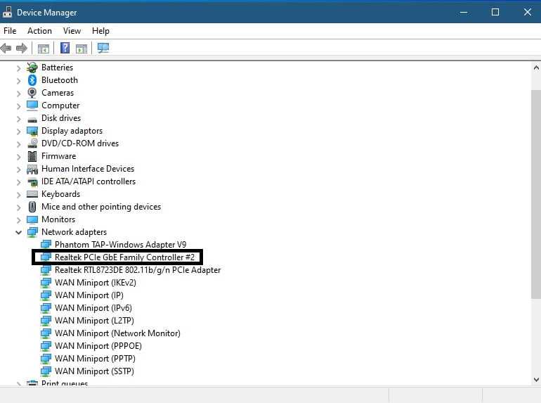The realtek network controller was not found — как исправить?