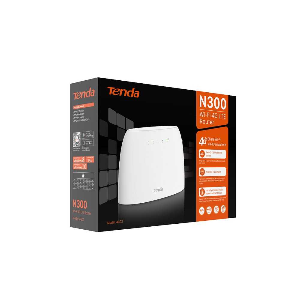 Обзор tenda 4g03 – маршрутизатор с поддержкой 4g lte (sim-карт) и ethernet соединения