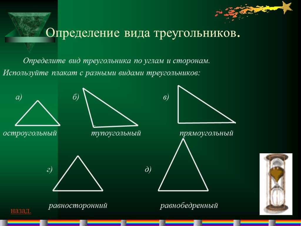 Равносторонний треугольник является остроугольным верно или нет. Виды треугольников. Определите вид треугольника. Треугольник определение и виды. Типы треугольников по углам.