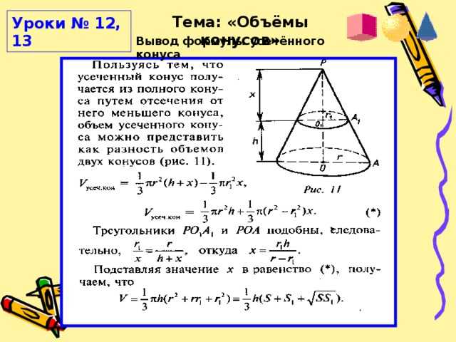 Что мы знаем о конусе | контент-платформа pandia.ru