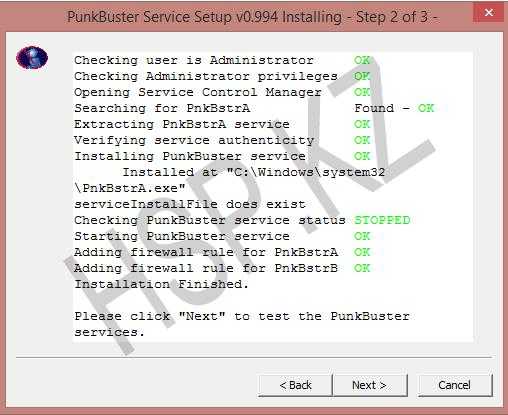 Punkbuster не устанавливается на windows 10