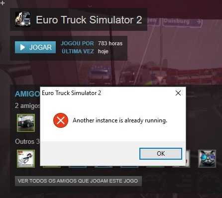 Как исправить ошибку при запуске игр Another instance is already running error Исправляем на примере ETS 2 и других Стим игр