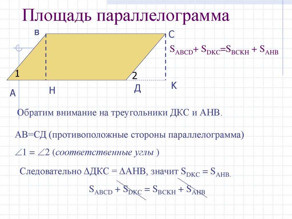 Вычисляем сумму углов и площадь параллелограмма: свойства и признаки