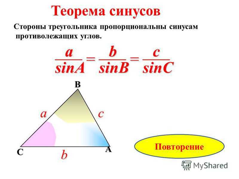 Соотношения между сторонами и углами треугольника - свойства, правила и теоремы
