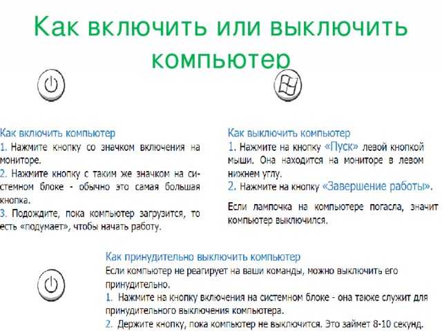 Правильное включение и выключение компьютера - просто и понятно