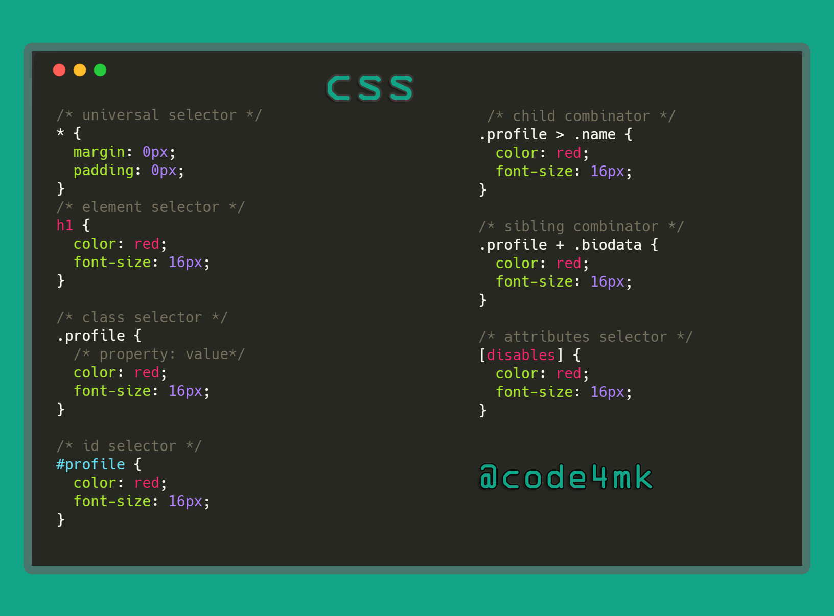 30 css селекторов, которые вы должны знать – web dev tips