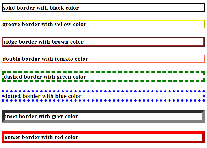 Css: border-right property